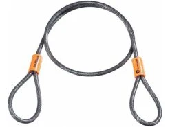 Kryptonite KryptoFlex 525 Double Loop Cable - 0,5/76 Cm, Gelb/schwarz