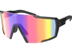 Scott Shield - Teal Chrome, Marble Black