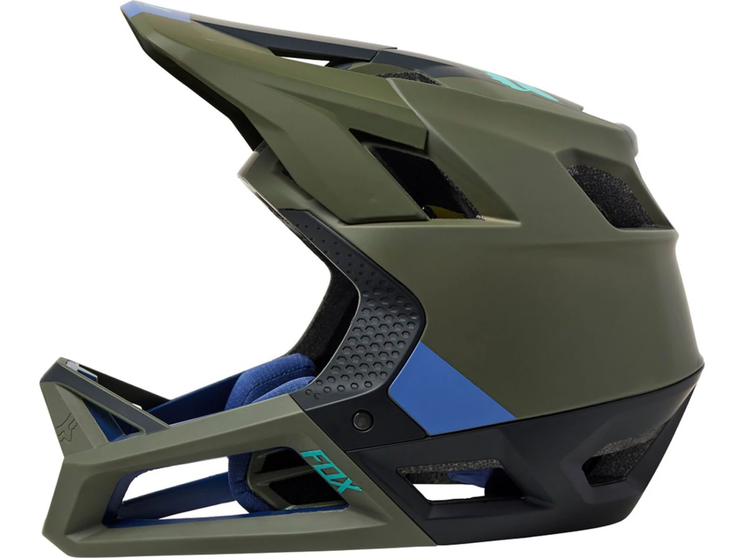 Fox Proframe Helmet Blocked, Olive Green 3 Fox Proframe Helmet Blocked, Olive Green – Bild 3