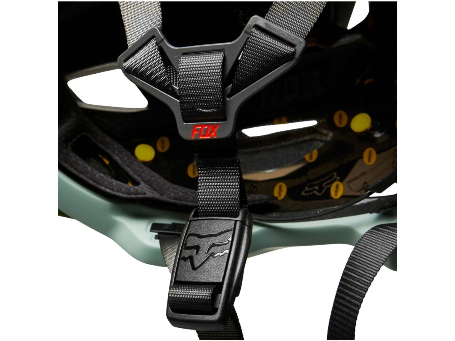 Fox Speedframe Pro Helmet Dvide, Eucalyptus 5 Fox Speedframe Pro Helmet Dvide, Eucalyptus – Bild 5