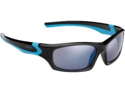 Alpina Flexxy Teen - Ceramic Mirror Blue, Black-cyan/Lens: Ceramic Mirror Blue