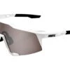 100% Speedcraft - HiPER Silver Mirror, Matte White