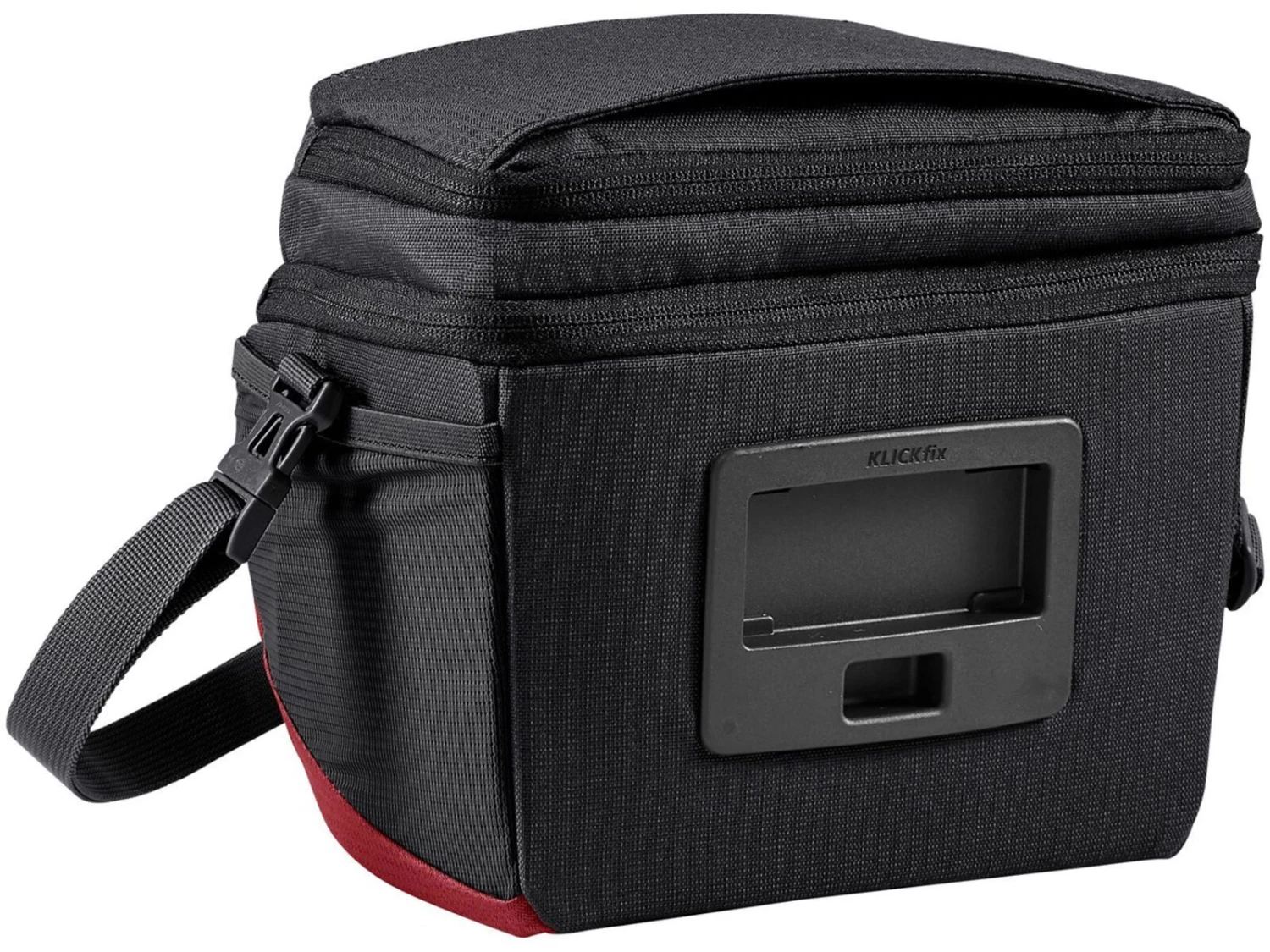 Vaude OnTour Box M (KLICKfix Ready), Black/carmine 2 Vaude OnTour Box M (KLICKfix Ready), Black/carmine – Bild 2