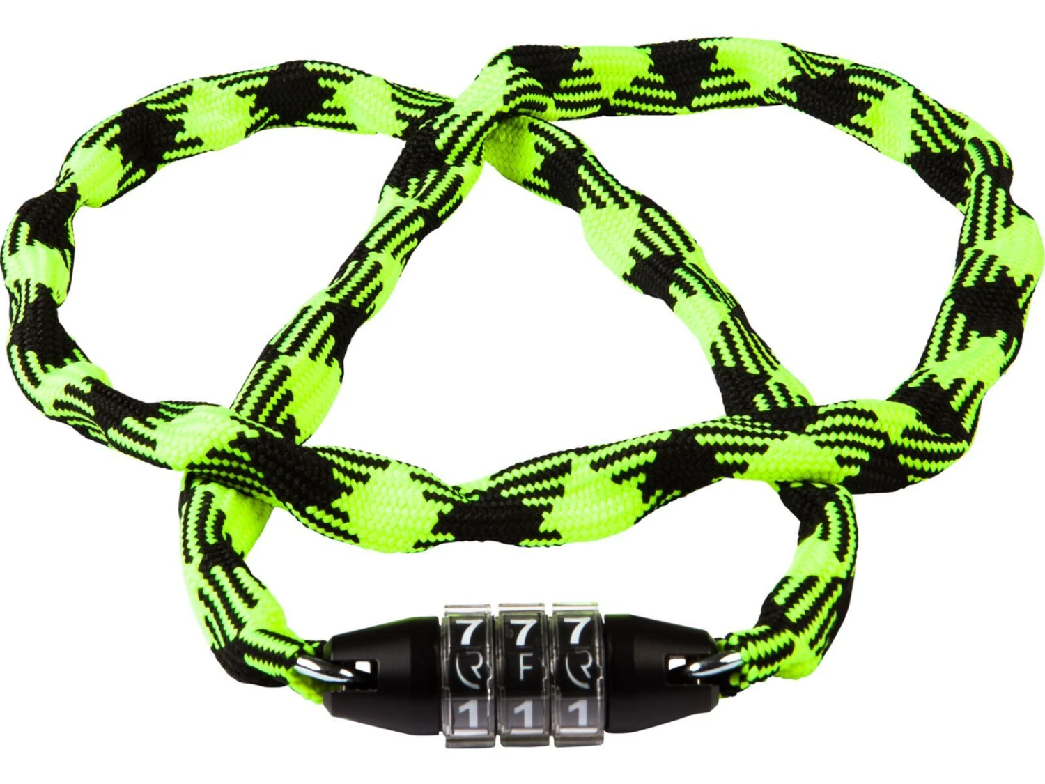 Cube RFR Zahlenkettenschloss Style CMPT, Neon Yellow´n´black 1 Cube RFR Zahlenkettenschloss Style CMPT, Neon Yellow´n´black